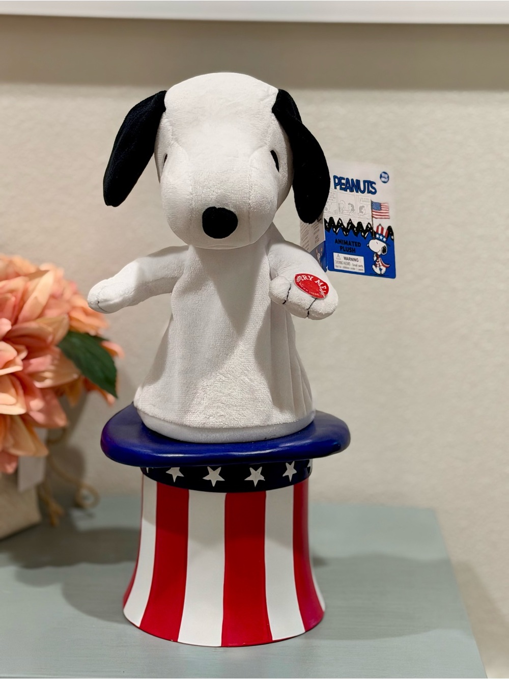NEW Peanuts Worldwide Animated
Patriotic Snoopy Musical Plush Decor
2026